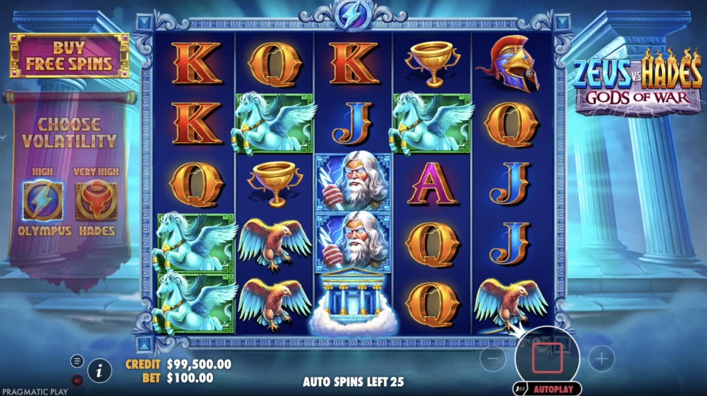 Zeus vs Hades Gods of War Slot